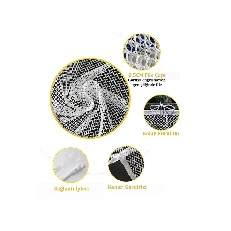 Çocuk Ve Evcil Hayvan Için Korkuluk Balkon Ve Merdiven Filesi Çocuk Güvenlik Filesi Koruyucu 270cm