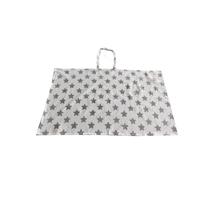 Duffel Emzirme Önlüğü Emzirme Örtüsü Gri Yıldız