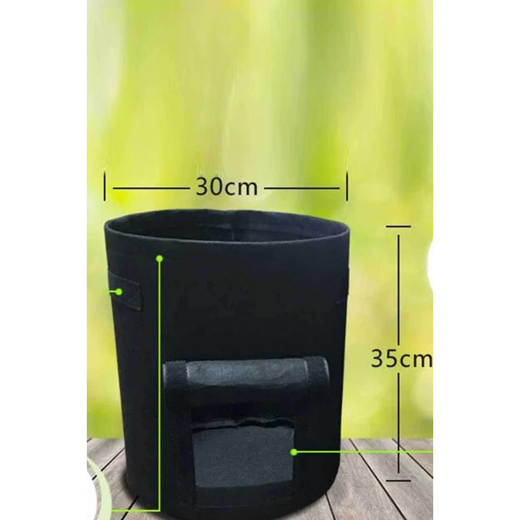 Keçe Bitki Yetiştirme Sepeti Bitki Yetiştirme Saksısı