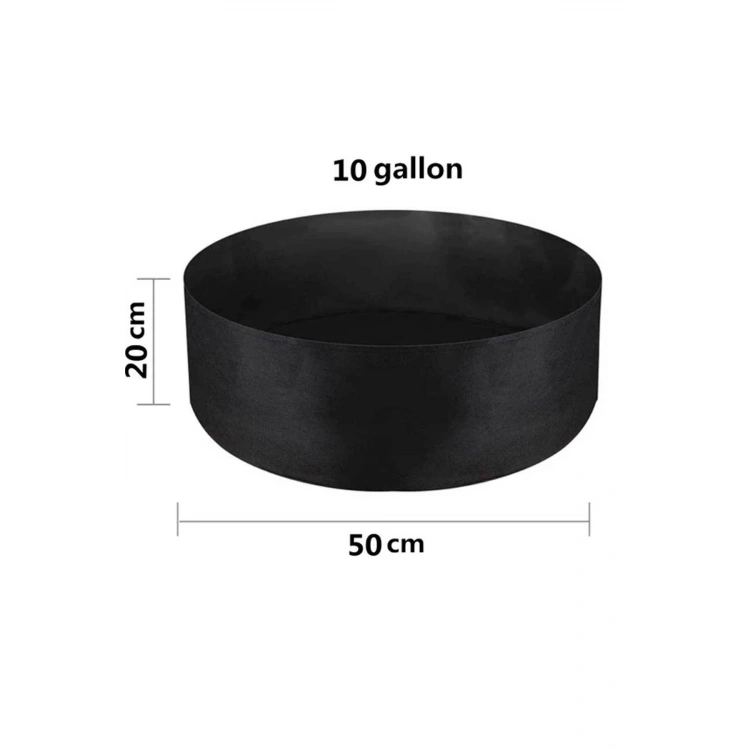 Keçe Sebze Bitki Yetiştime Saksısı Bitki Yetiştirme sepeti 20x50