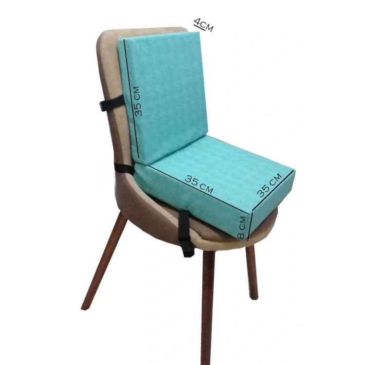 Mama Sandalyesi Yükseltici Taşınılabilir Katlanılabilir Artan Sandalye Yükseltici Pastel Yeşil