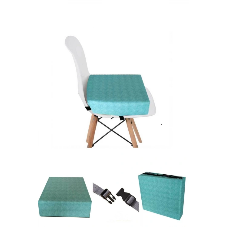 Mama Sandalyesi Yükseltici Taşınılabilir Katlanılabilir Artan Sandalye Yükseltici Pastel Yeşil