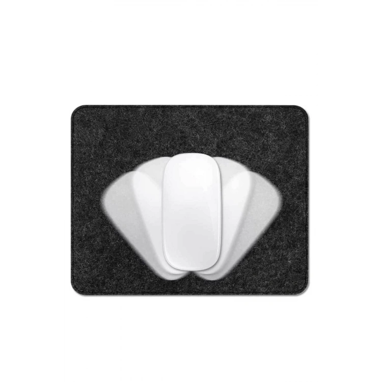 Mause Pedi Kaymaz Keçe Tabanlı Dikişli Kenarlara Sahip Mouse Pedi 24x20 cm