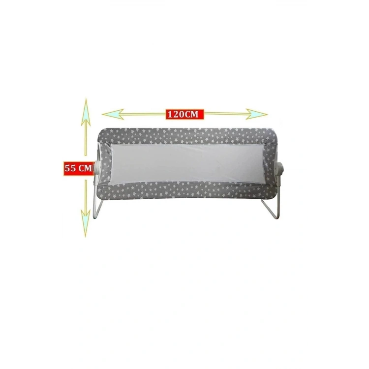 Rock Yatak Bariyeri Yatak Korkuluğu Pratik Katlanır Çocuk Yatak Bariyeri Bebek Düşme Önleyici GREY