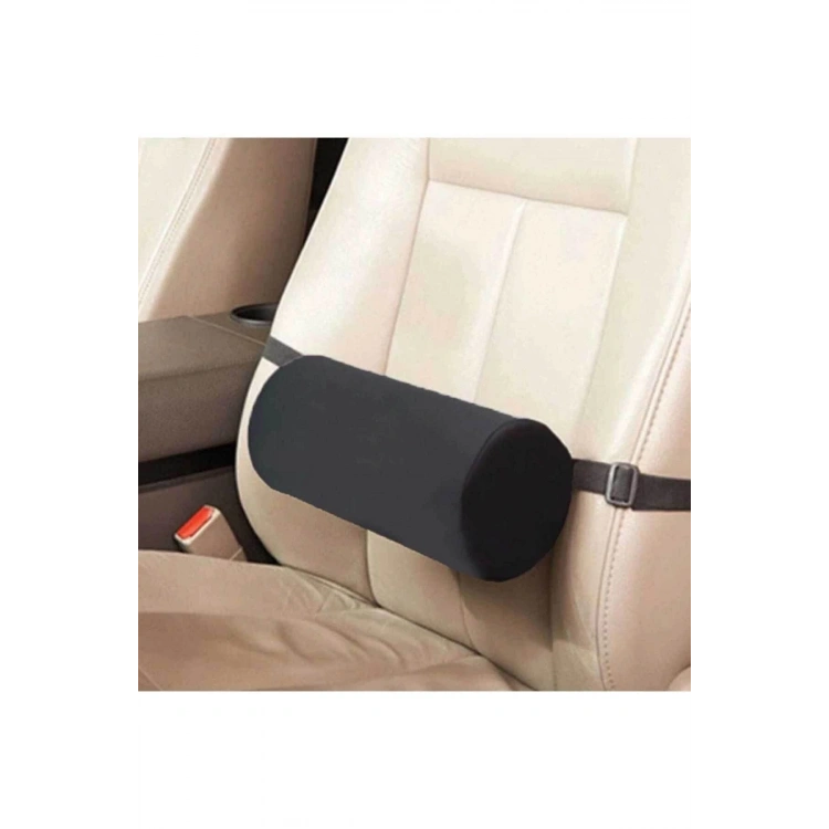 Ortopedik Sandalye Yastığı Rulo Bel Destek Minderi Araç Boyun Yastığı