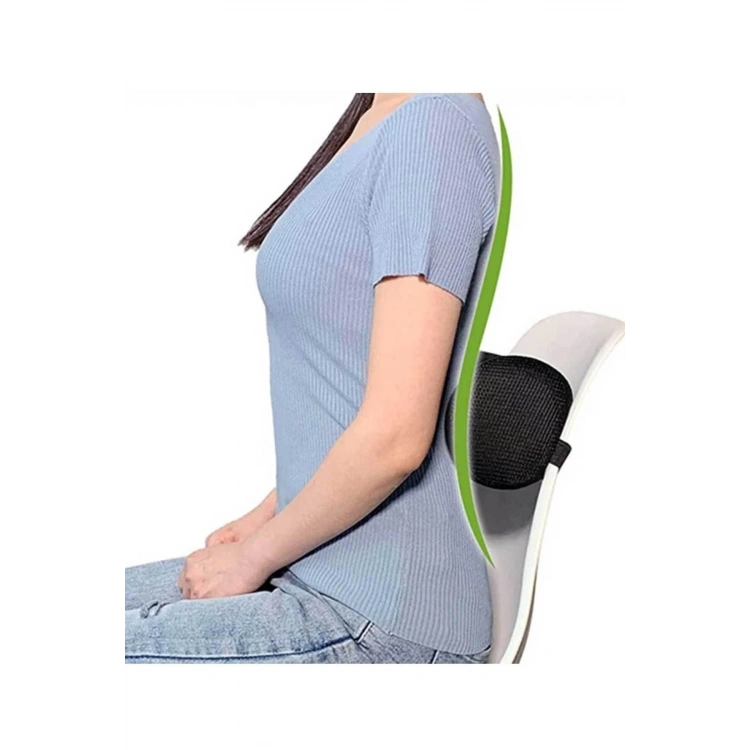 Ortopedik Sandalye Yastığı Rulo Bel Destek Minderi Yastığı Uzunluk 31cm