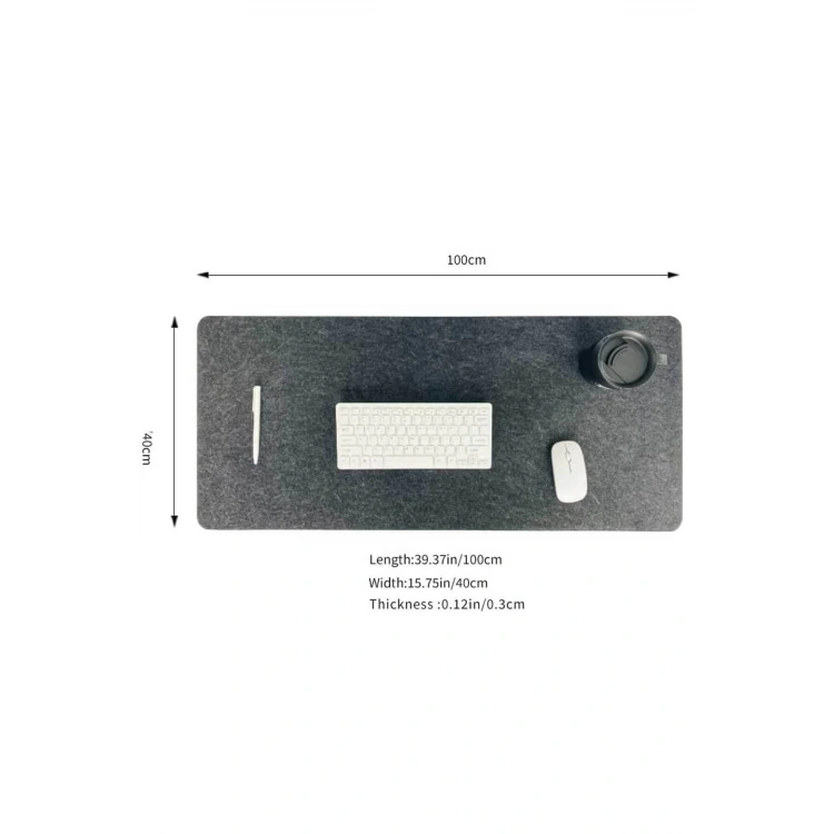 Oyuncu Mouse Pedi Masa Üstü Düzenleyici Mat Keçe Çalışma Masası Düzenleme 40x100 cm