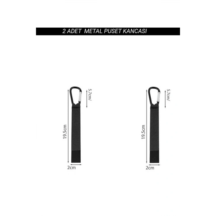Puset Kancası Bebek Arabası Askı Aparatı 2 Adet Metal