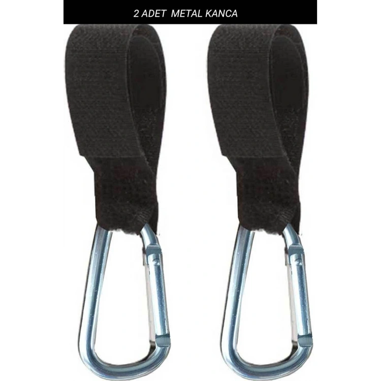 Puset Kancası Bebek Arabası Askı Aparatı 2 Adet Renkli Kanca