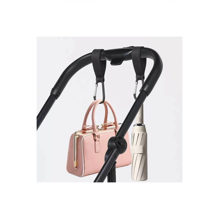 Puset Kancası Bebek Arabası Askı Aparatı Çanta Askısı 2 Adet Metal