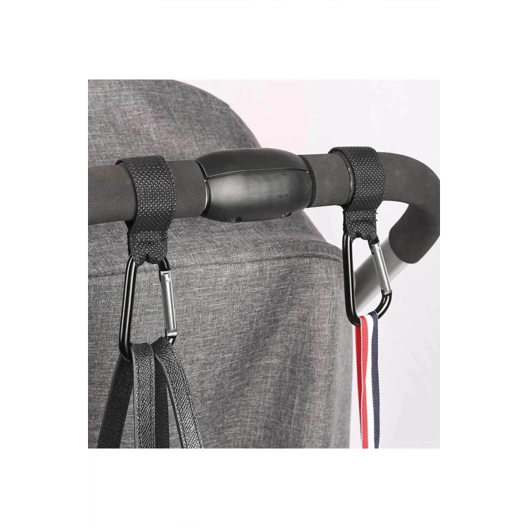 Puset Kancası Çanta Asma Aparatı Bebek Arabası Askı Aparatı 2 Adet