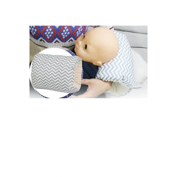 Rahat Emzirme  Kolluğu Pamuklu İçbükey Emzirme Yastığı Bebek Yastığı