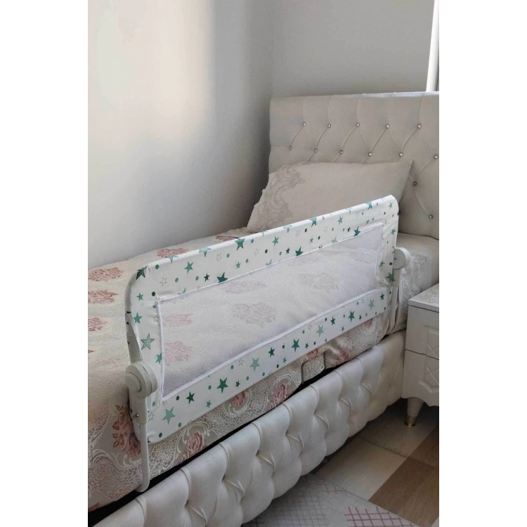 Rock Yatak Bariyeri Yatak Korkuluğu Pratik Katlanır Çocuk Yatak Bariyeri Bebek Düşme Önleyici Yeşil