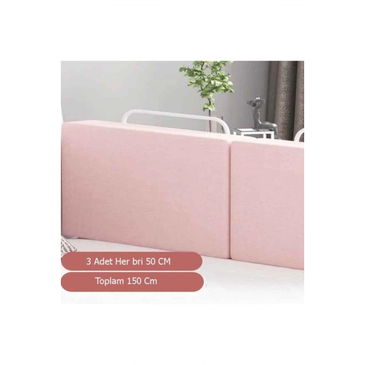 Serenity Xl 150 Cm Lux Yeni Nesil Yatak Bariyeri Korkuluğu Güvenlik Bariyeri Pink