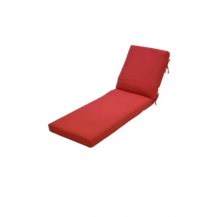 Şezlong Minderi Katlanır Şezlong Minder Pratik Yıkanabilir Sıvı Gecirmez Bordo