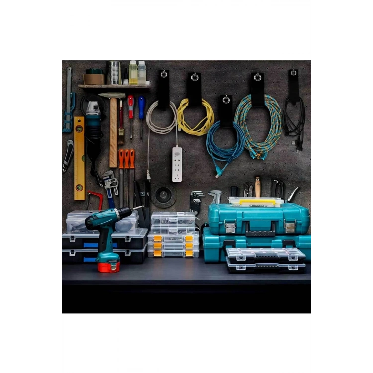 Uzatma kablosu Bağlama Aparatı  Hortum Toplama Asma Organizeri  8 adet