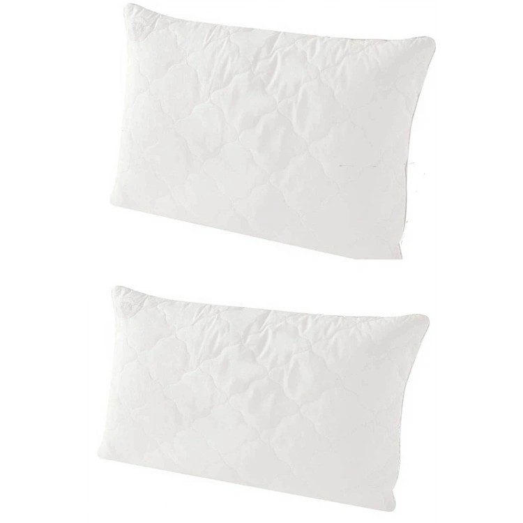 Visco Coton Yastık 2li Paket Çift Kişilik 50x70 Çift Kılıflı Aile Yastığı