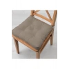 4lü Kombin Pofidik Kare Sandalye Minderi 40 X 40 Cm Bej