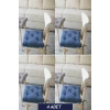 4lü Pofuduk Kare Sandalye Minderi 40 x 40 cm Fazla Dolgulu