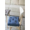 4lü Pofuduk Kare Sandalye Minderi 40 x 40 cm Fazla Dolgulu