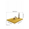 Çocuk Jimnastik Minderi 120x120x5 Cm 600 Denye Sıvı Geçirmez Kumaş Kaydırmmaz Yıkanabilir BÜYÜK BOY Sarı
