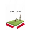 Çocuk Jimnastik Minderi 120x120x5 Cm 600 Denye Sıvı Geçirmez Kumaş Kaydırmmaz Yıkanabilir BÜYÜK BOY Yeşil