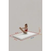 Çocuk Jimnastik Minderi 60x120x5 Cm 600 Denye Sıvı Geçirmez Kumaş Kaydırmmaz Yıkanabilir Beyaz