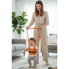 Yürüme Yardımcısı & Belden Kavramalı bebek yürüme desteği Baby Walker Turuncu