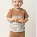 1/3 Yaş Araba Baskılı Çocuk Takımı