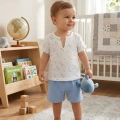 1/4 Yaş Müslin Kumaş Bebek Takımı