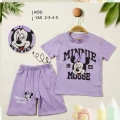 2/5 Yaş Minnie Mouse Baskılı Çocuk Takımı
