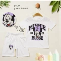 2/5 Yaş Minnie Mouse Baskılı Çocuk Takımı