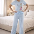 2675 Berrak Baskılı Bayan Pijama Takımı