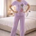 2675 Berrak Baskılı Bayan Pijama Takımı