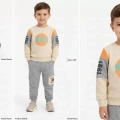 4/10 Yaş Kargo Cepli Penye Çocuk Takımı