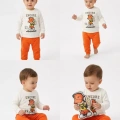 6/24 Ay Baskılı Basic Bebek Takımı