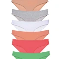 7 Adet Süper Eko Set Likralı Kadın Slip Külot Set 6