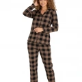9209 Kly Kadın Düğmeli Pijama Takımı
