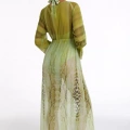 Argento 2106-3025 Kadın Önü Açık Uzun Kaftan
