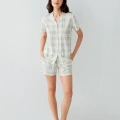 Arnetta 3578-s Kadın Gömlek Pijama Şort Takım