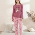 Boyraz 0354 Kadın Penye Uzun Kol Pijama Takımı