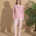 Boyraz Ml-01022 Kadın Milan Uzun Kol Pijama Takımı