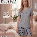 Boyraz Ml-01927 Kadın Milan Kısa Kol Şortlu Takım