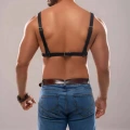 Erkek Deri Fantazi Harness - Brfm141