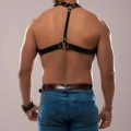 Erkek Deri Göğüs Harness - Brfm139