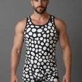 Erkek Desenli Tank Top Boxer Takımı