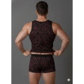 Erkek Desenli Tank Top Boxer Takımı