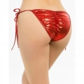 Fantazi Aşk Kırmızısı Seksi Yandan Bağlamalı String - Külot
