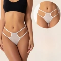 Fantazi Beyaz Seksi Tül Kadın String - Fantezi Tanga