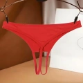 Kadın Kırmızı Ağ Bölgesi Açık Külot